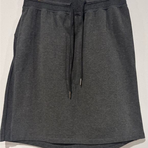 Lululemon Casual Cotton-Blend Skirt — Dark Charcoal Gray — Size 8 - Picture 1 of 5